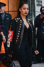 LALA ANTHONY Out Shopping in New York 02/01/2017