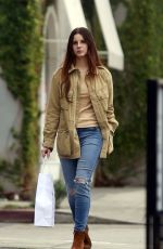 LANA DEL REY Out and About in Los Angeles 02/06/2017