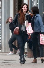 LANA DEL REY Out and About in West Hollywood 02/21/2017