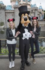 LAURA CARMICHAEL and MICHELLE DOCKERY at Disneyland Amusement Park in Anaheim 02/10/2017