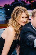 LAURA DERN at The Late Late Show with James Corden 02/15/2017