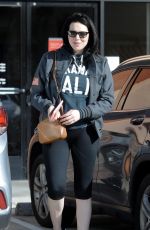 LAURA PREPON Leaves Bank of America in Los Angeles 02/15/2017