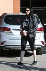 LAURA PREPON Leaves Bank of America in Los Angeles 02/15/2017