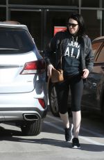 LAURA PREPON Leaves Bank of America in Los Angeles 02/15/2017