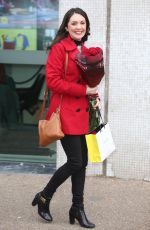 LAURA TOBIN Arrives at ITV Studios in London 02/14/2017