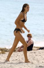 LAUREN ASHLEY and SELENA WEBER in Bikinis ata a Beach in Miami 02/02/2017