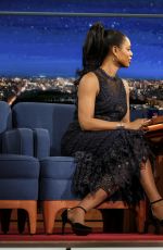 LAVERNE COX at Late Show with Stephen Colbert 02/13/2017