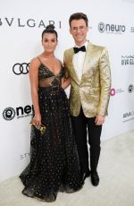 LEA MICHELE at 25th Annual Elton John Aids Foundation’s Oscar Viewing Party in Hollywood 02/26/2017