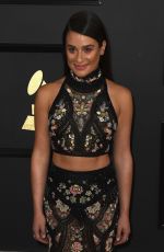 LEA MICHELE at 59th Annual Grammy Awards in Los Angeles 02/12/2017