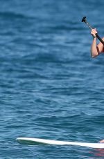 LEA MICHELE in Swimsuit on the Beach in Hawaii 02/23/2017