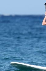 LEA MICHELE in Swimsuit on the Beach in Hawaii 02/23/2017