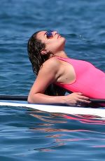 LEA MICHELE in Swimsuit on the Beach in Hawaii 02/23/2017