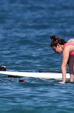 LEA MICHELE in Swimsuit on the Beach in Hawaii 02/23/2017