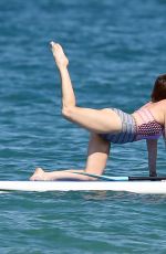 LEA MICHELE in Swimsuit on the Beach in Hawaii 02/23/2017
