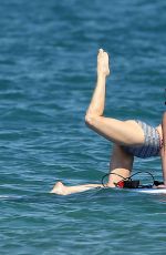 LEA MICHELE in Swimsuit on the Beach in Hawaii 02/23/2017