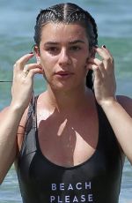 LEA MICHELE in Swimsuit Paddle Boarding in Hawaii 02/22/2017