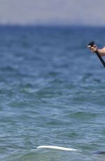 LEA MICHELE in Swimsuit Paddle Boarding in Hawaii 02/22/2017