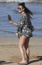 LEA MICHELE in Swimsuit Paddle Boarding in Hawaii 02/22/2017