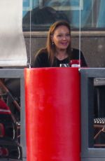 LEAH REMINI Out in Los Angeles 02/14/2017