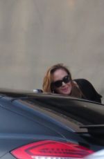 LEAH REMINI Out in Los Angeles 02/14/2017