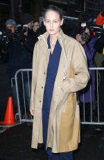 LEELEE SOBIESKI Arrives at Calvin Klein Fashion Show in New York 02/10/2017