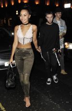 LEIGH-ANNE PINNOCK Leaves Mahiki Nightclub in London 02/22/2017