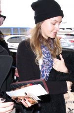 LEIGHTON MEESTER With No Makeup at LAX Airport in Los Angeles 02/08/2017