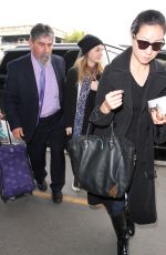 LEIGHTON MEESTER With No Makeup at LAX Airport in Los Angeles 02/08/2017