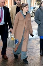 LENA DUNHAM at Aol Build Series in New York 02/10/2017