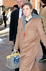 LENA DUNHAM at Aol Build Series in New York 02/10/2017