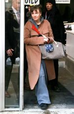 LENA DUNHAM at Aol Build Series in New York 02/10/2017