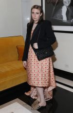 LENA DUNHAM at Instyle March Issue Party in New York 02/07/2017