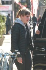 LENA DUNHAM Out and About in New York 02/06/2017
