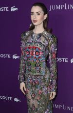 LILY COLLINS at 19th Annual Costume Desingers Guild Awards in Beverly Hills 02/21/2017