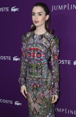 LILY COLLINS at 19th Annual Costume Desingers Guild Awards in Beverly Hills 02/21/2017