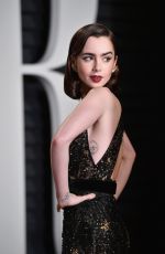 LILY COLLINS at 2017 Vanity Fair Oscar Party in Beverly Hills 02/26/2017