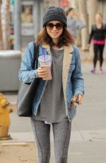 LILY COLLINS Leaves a Gym in West Hollywood 02/08/2017