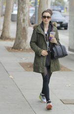LILY COLLINS Out and About in Beverly Hills 02/05/2017