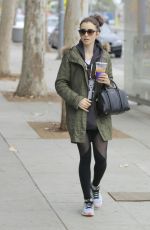 LILY COLLINS Out and About in Beverly Hills 02/05/2017