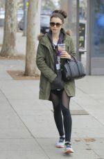 LILY COLLINS Out and About in Beverly Hills 02/05/2017