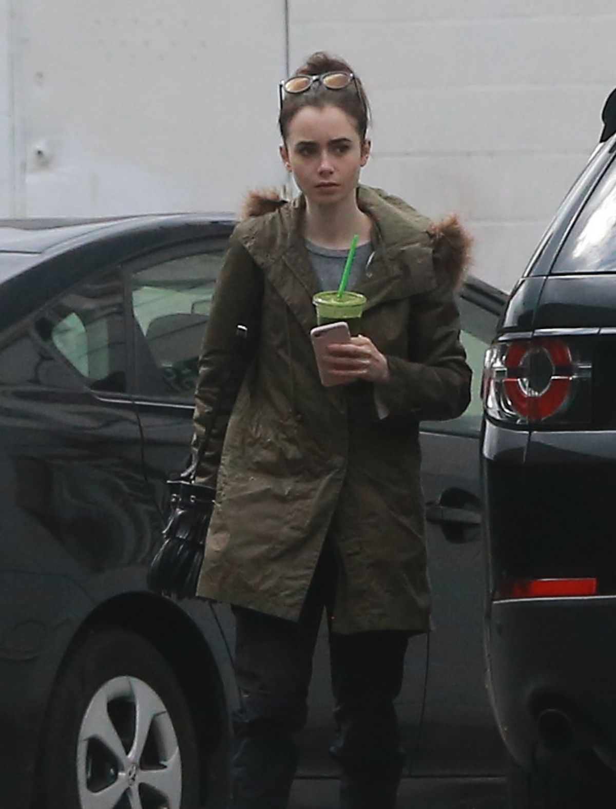 LILY COLLINS Out and About in West Hollywood 02/19/2017 LILY COLLINS Out and About in West Hollywood 02/19/2017