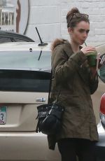 LILY COLLINS Out and About in West Hollywood 02/19/2017