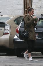 LILY COLLINS Out and About in West Hollywood 02/19/2017