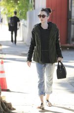 LILY COLLINS Out in Beverly Hills 02/12/2017