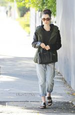 LILY COLLINS Out in Beverly Hills 02/12/2017