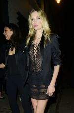LILY DONALDSON Arrives at Burberry Fashion Show After Party in London 02/20/2017