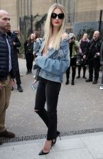 LILY DONALDSON at Topshop Unique Show in London 02/19/2017