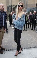 LILY DONALDSON at Topshop Unique Show in London 02/19/2017