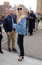 LILY DONALDSON at Topshop Unique Show in London 02/19/2017