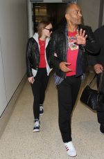 LILY-ROSE DEPP at LAX Airport in Los Angeles 02/21/2017